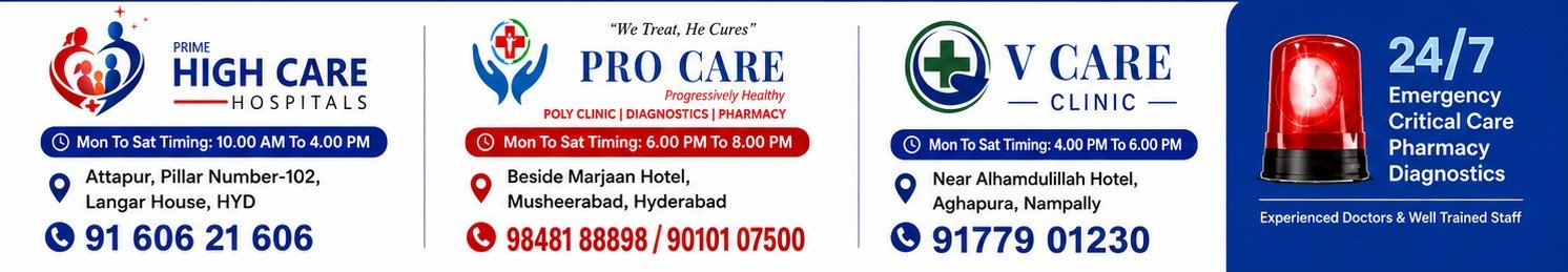 V Care Clinics Banner